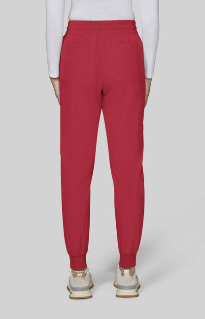 Basics 741 Gemma Jogger Pants Heather Candy Red