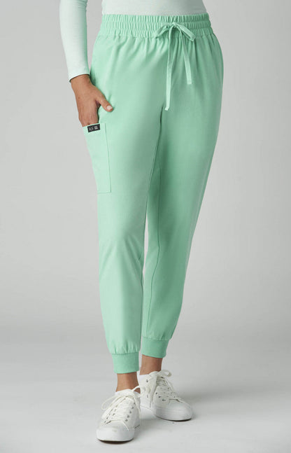Koi Basics 741 Gemma Jogger Pant Heather Jelly Mint
