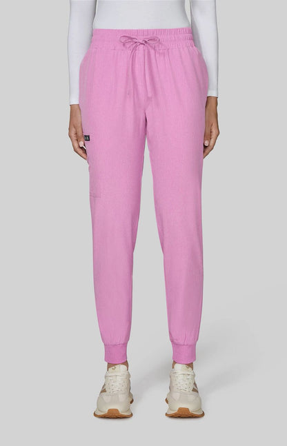 Basics Gemma Women's 5-Pocket Stretch Jogger Heather Pansy