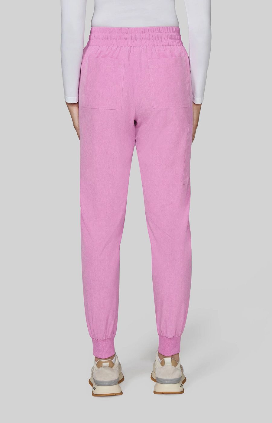 Basics Gemma Women's 5-Pocket Stretch Jogger Heather Pansy