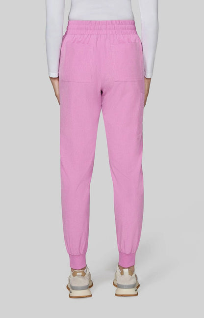 Basics Gemma Women's 5-Pocket Stretch Jogger Heather Pansy