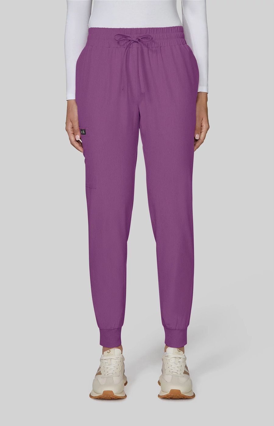 Basics Gemma Women's 5-Pocket Stretch Jogger Heather Violet
