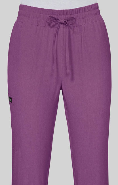 Basics Gemma Women's 5-Pocket Stretch Jogger Heather Violet