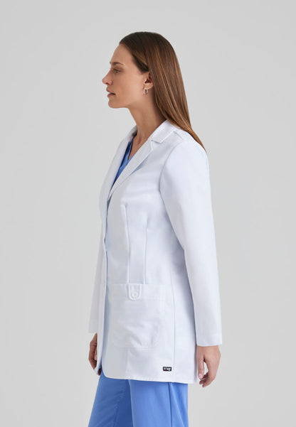 Greys Anatomy 7446 Hannah Lab Coat White