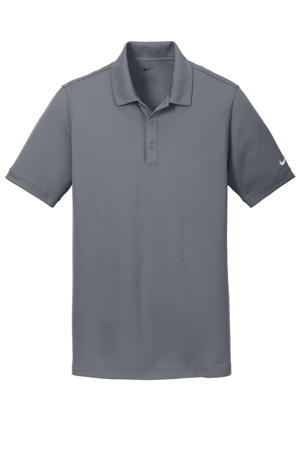 Nike Dri-FIT Solid Icon Pique Modern Fit Polo.  746099 Dark Grey