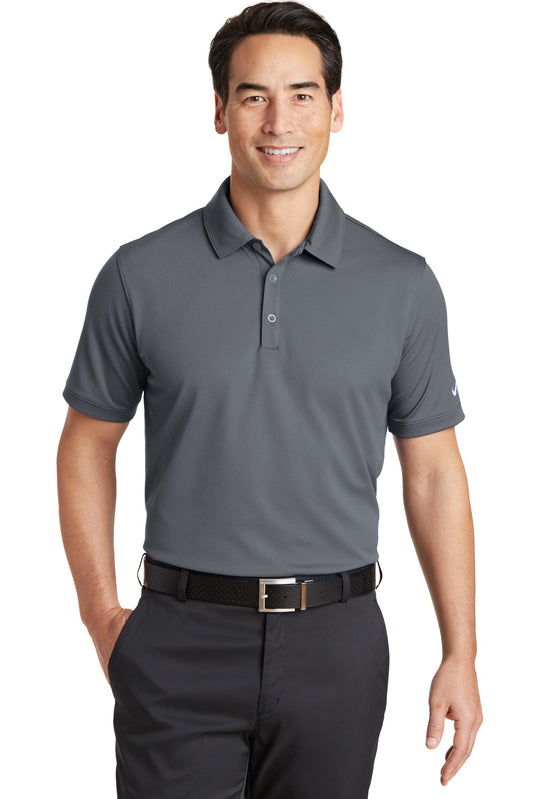 Nike Dri-FIT Solid Icon Pique Modern Fit Polo.  746099 Dark Grey