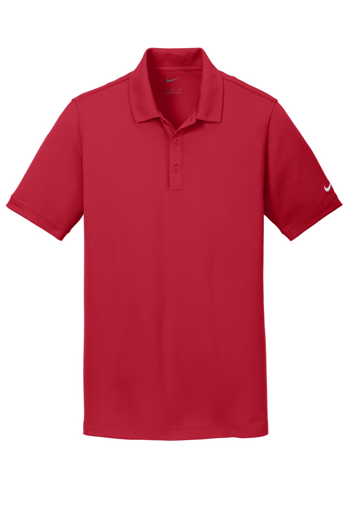 Nike Dri-FIT Solid Icon Pique Modern Fit Polo.  746099 Gym Red