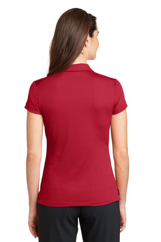 Nike Women's Dri-FIT Solid Icon Pique Modern Fit Polo.  746100 Gym Red