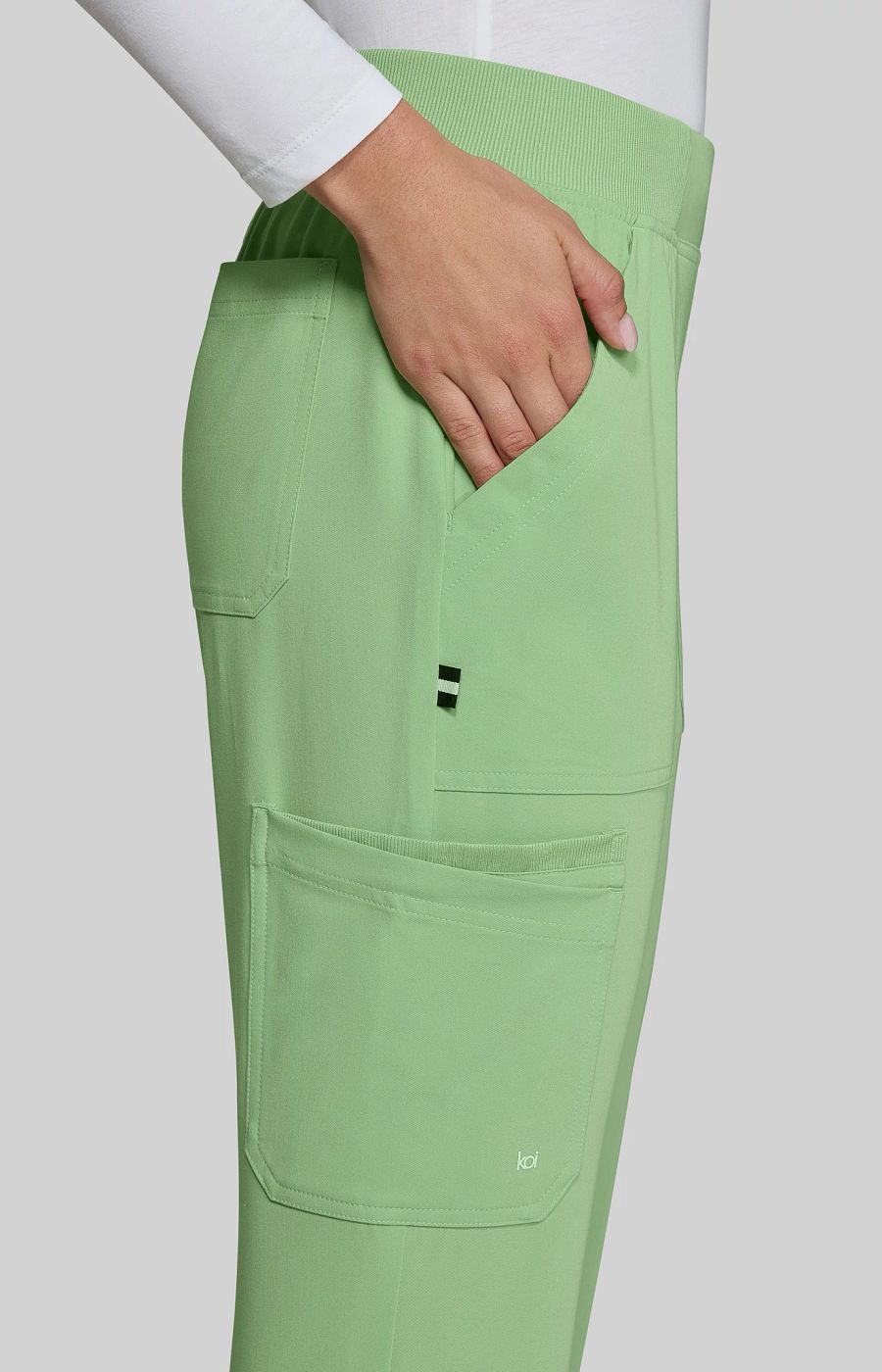 Next Gen Jumpstart Women's 7-Pocket Boot Cut Scrub Pant Pistachio