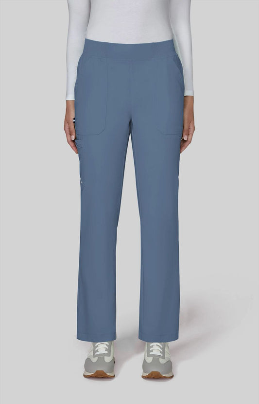 Next Gen Jumpstart Women's 7-Pocket Boot Cut Scrub Pant Bluestone