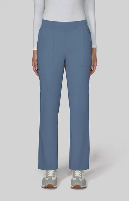 Next Gen Jumpstart Women's 7-Pocket Boot Cut Scrub Pant Bluestone