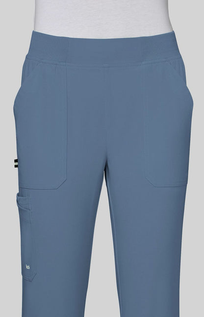 Next Gen Jumpstart Women's 7-Pocket Boot Cut Scrub Pant Bluestone