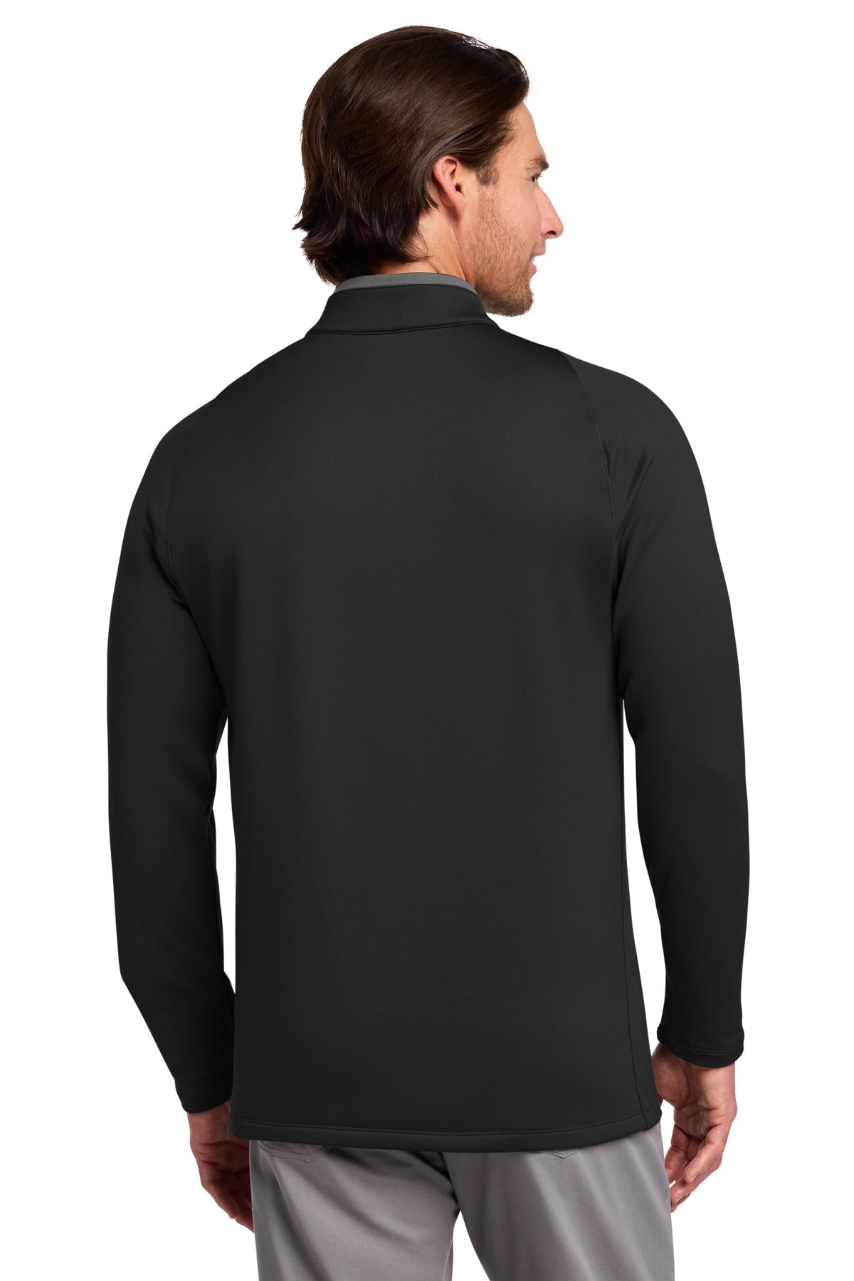 Nike Dri-FIT Stretch 1/2-Zip Cover-Up 779795 Black/ Dark Grey