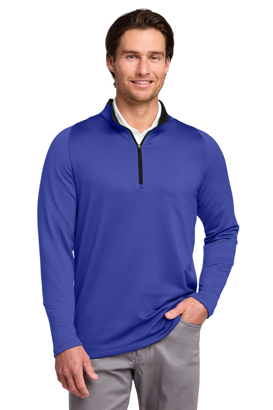 Nike Dri-FIT Stretch 1/2-Zip Cover-Up 779795 Deep Royal Blue/ Black