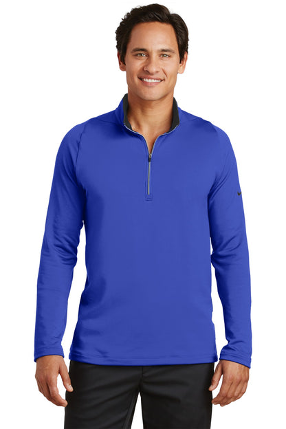 Nike Dri-FIT Stretch 1/2-Zip Cover-Up. 779795 Deep Royal Blue/ Black