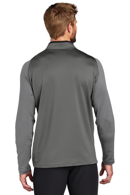 Nike Dri-FIT Stretch 1/2-Zip Cover-Up. 779795 Dark Grey/ Cool Grey/ Volt