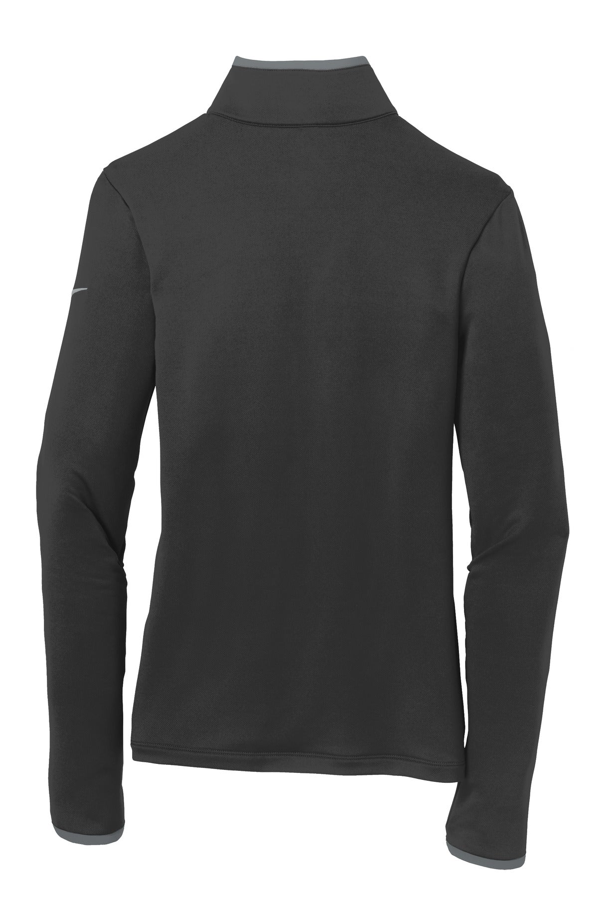 Nike Women's Dri-FIT Stretch 1/2-Zip Cover-Up 779796 Black/ Dark Grey