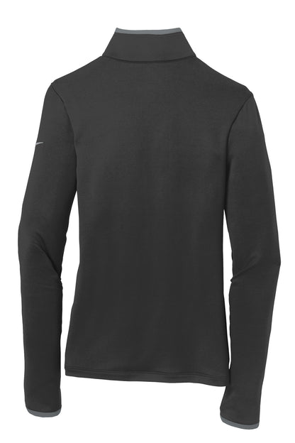 Nike Women's Dri-FIT Stretch 1/2-Zip Cover-Up 779796 Black/ Dark Grey