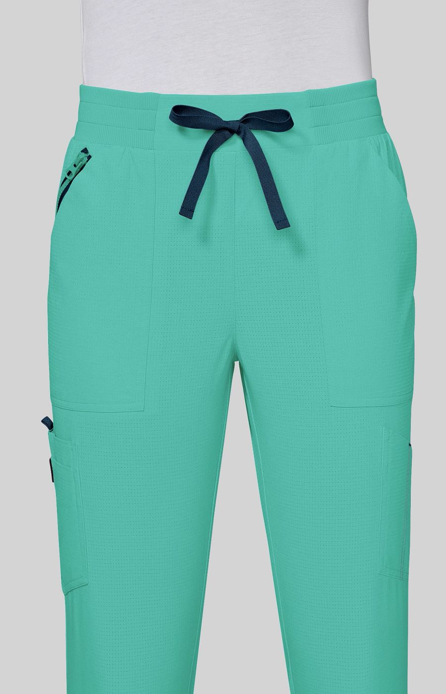 Solis x koi Hettie Women's 9-Pocket Jogger-Style Scrub Pant Sea Green