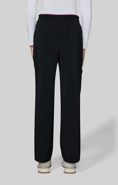 Basics Raelynn Women's 5-Pocket Scrub Pant Black