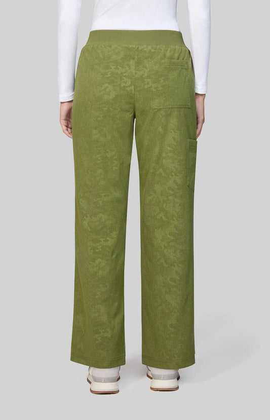 Solis x koi Solea Women's 9-Pocket Camo Scrub Pant Camo Martini Olive