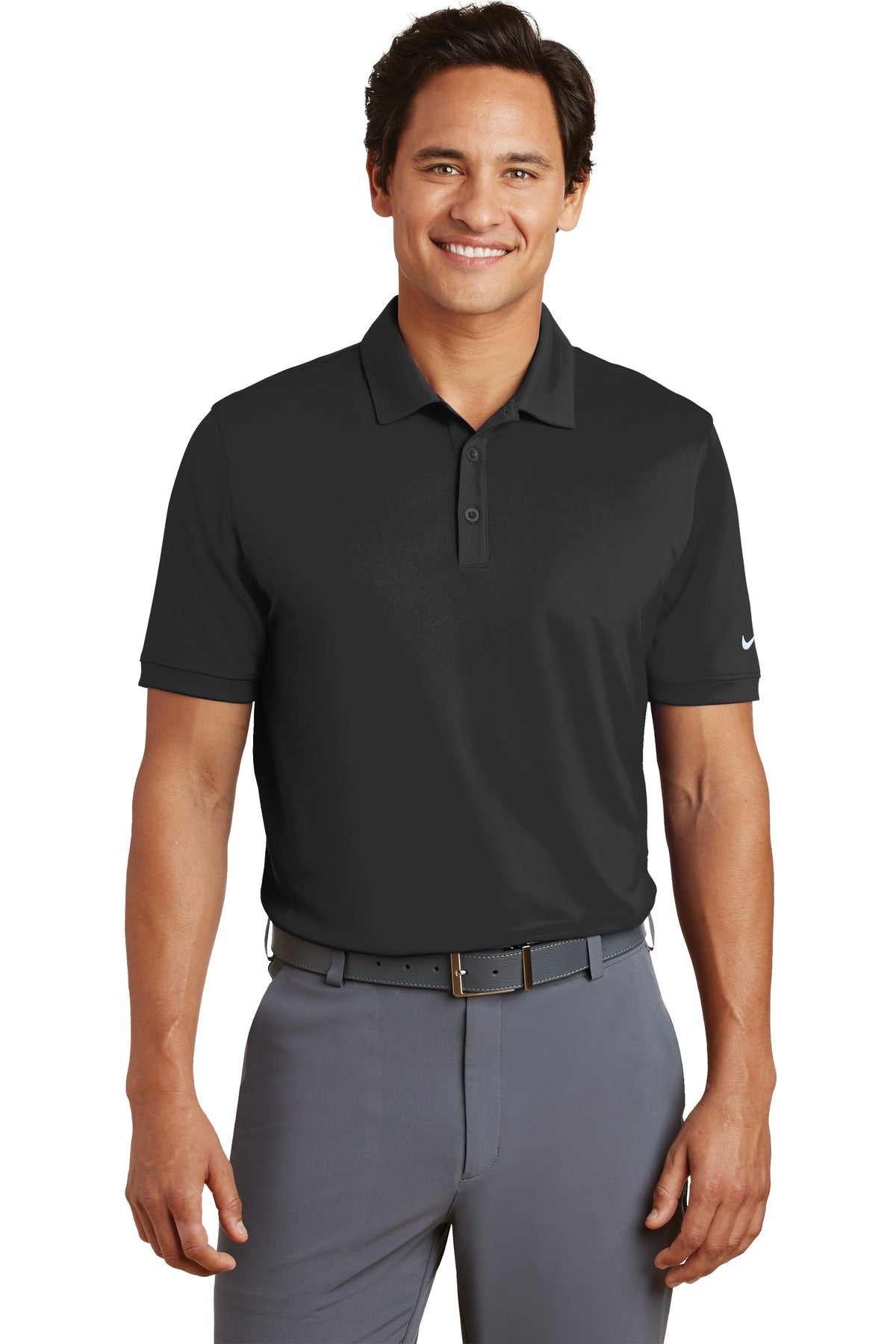 Nike Dri-FIT Players Modern Fit Polo. 799802 Black