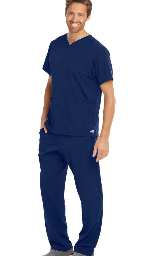 Skechers SKT020 Aspire Scrub Top Navy