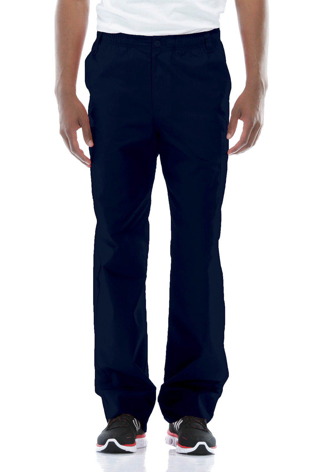 EDS Signature 81006 Men's Zip Fly Pull-On Pants Navy Model Image Front | Dickies