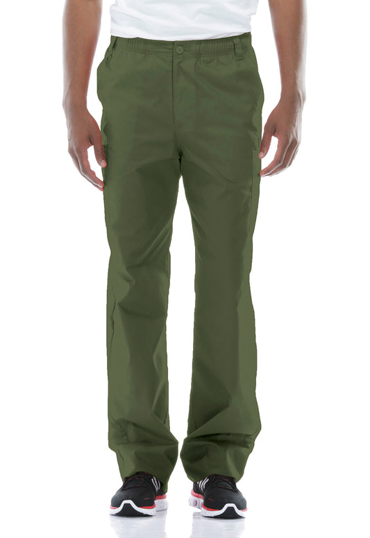 EDS Signature 81006 Men's Zip Fly Pull-On Pants Pewter Model Image Front | Dickies