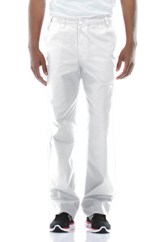 EDS Signature 81006 Men's Zip Fly Pull-On Pants White Model Image Front | Dickies