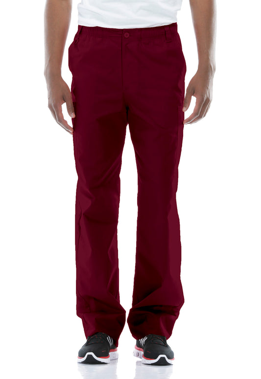 EDS Signature 81006 Men's Zip Fly Pull-On Pants Wine Model Image Front | Dickies