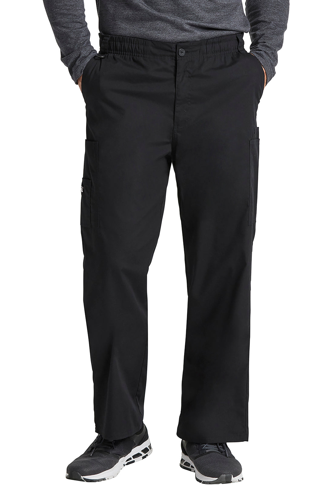 EDS Signature 81006 Men's Zip Fly Pull-On Pants Black