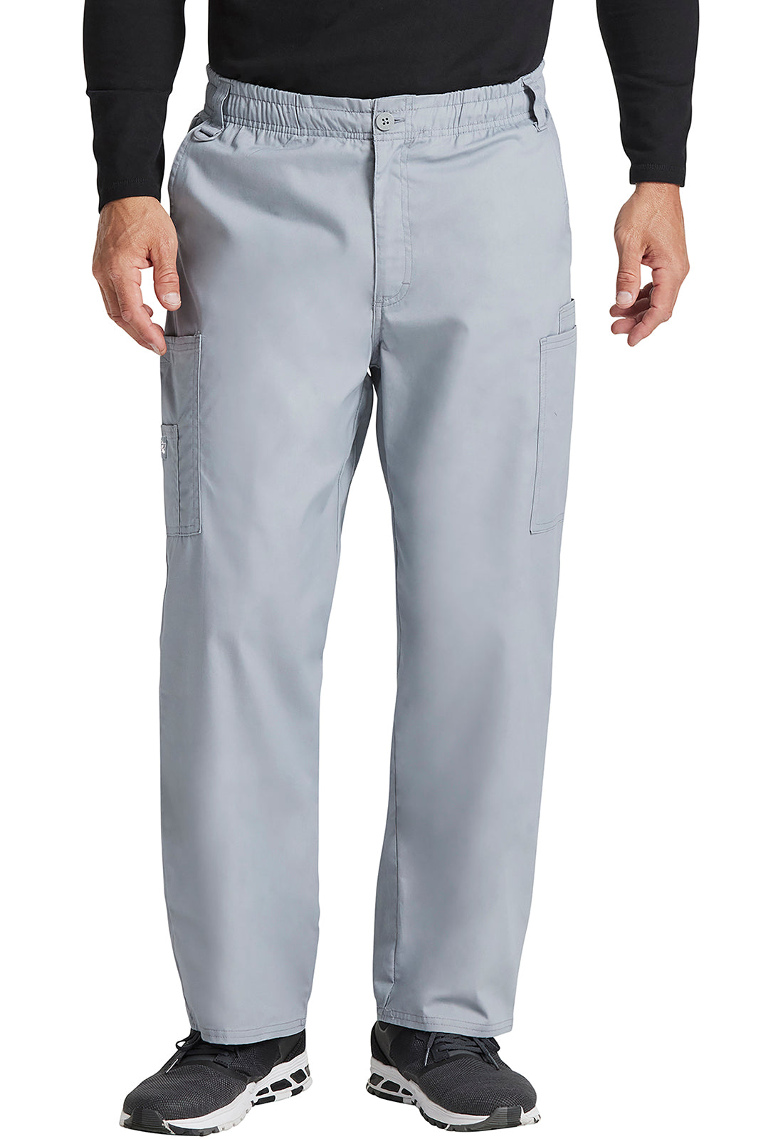 EDS Signature 81006 Men's Zip Fly Pull-On Pants Grey