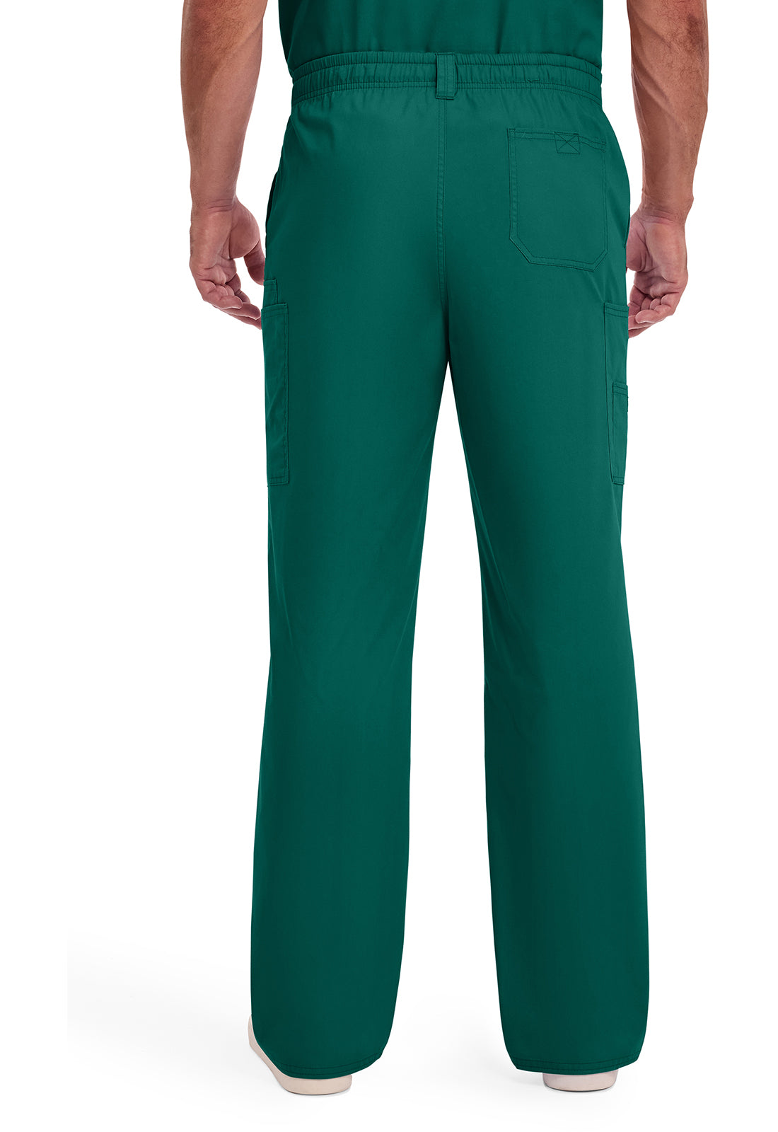 EDS Signature 81006 Men's Zip Fly Pull-On Scrub Pants Hunter Green