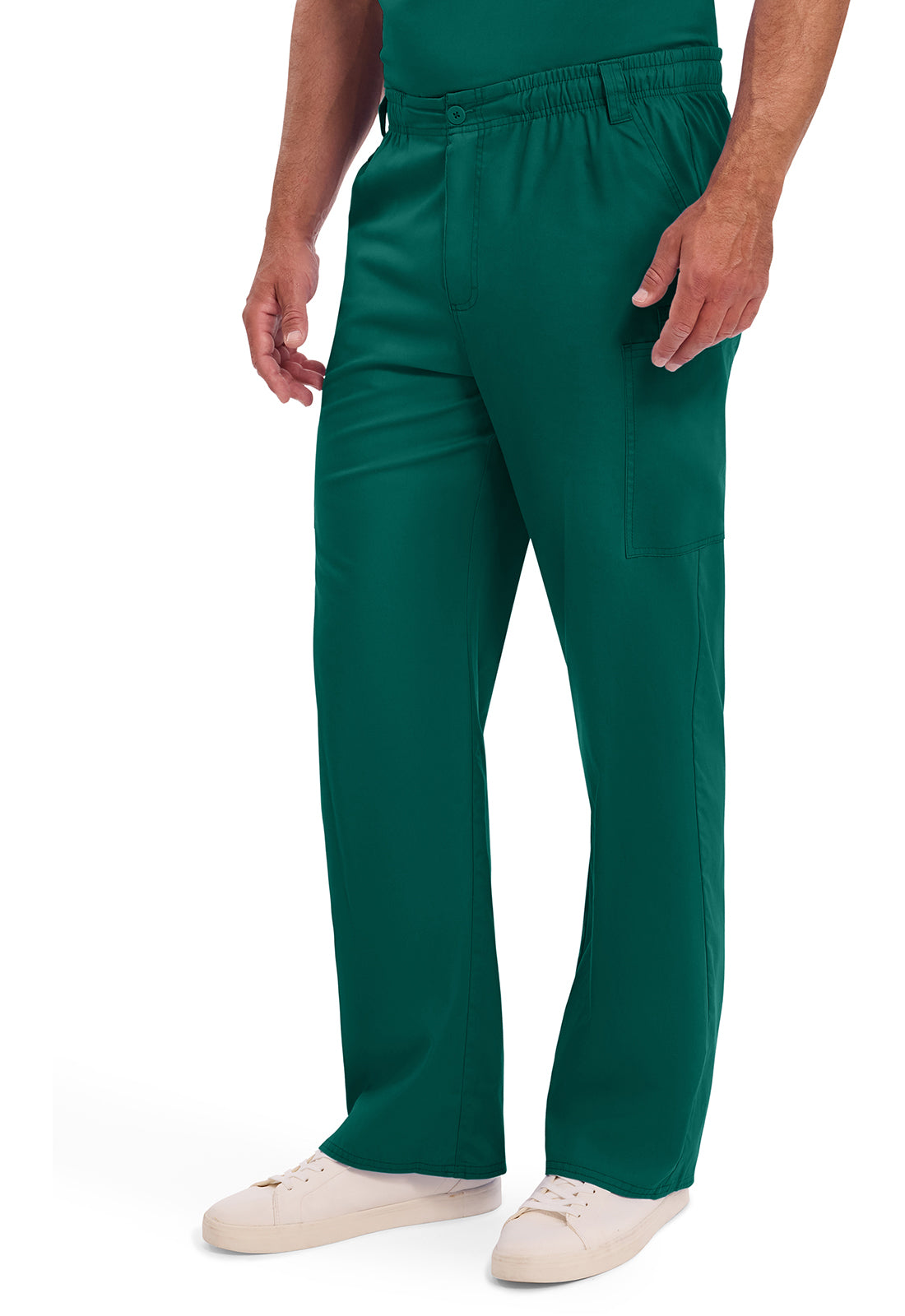EDS Signature 81006 Men's Zip Fly Pull-On Scrub Pants Hunter Green