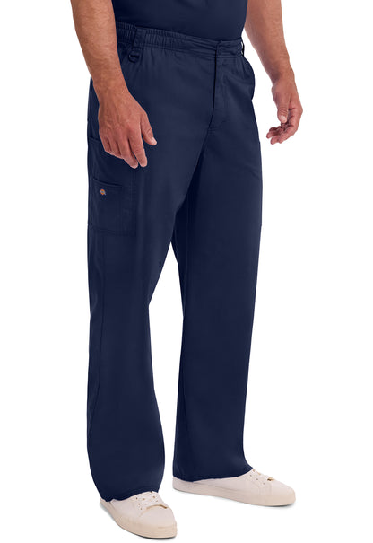 EDS Signature 81006 Men's Zip Fly Pull-On Scrub Pants Navy