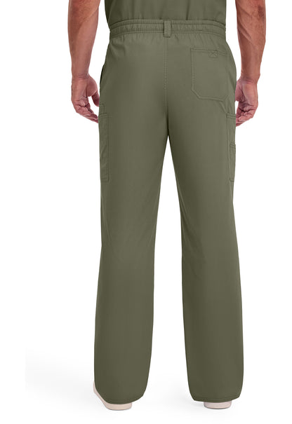 EDS Signature 81006 Men's Zip Fly Pull-On Scrub Pants Olive
