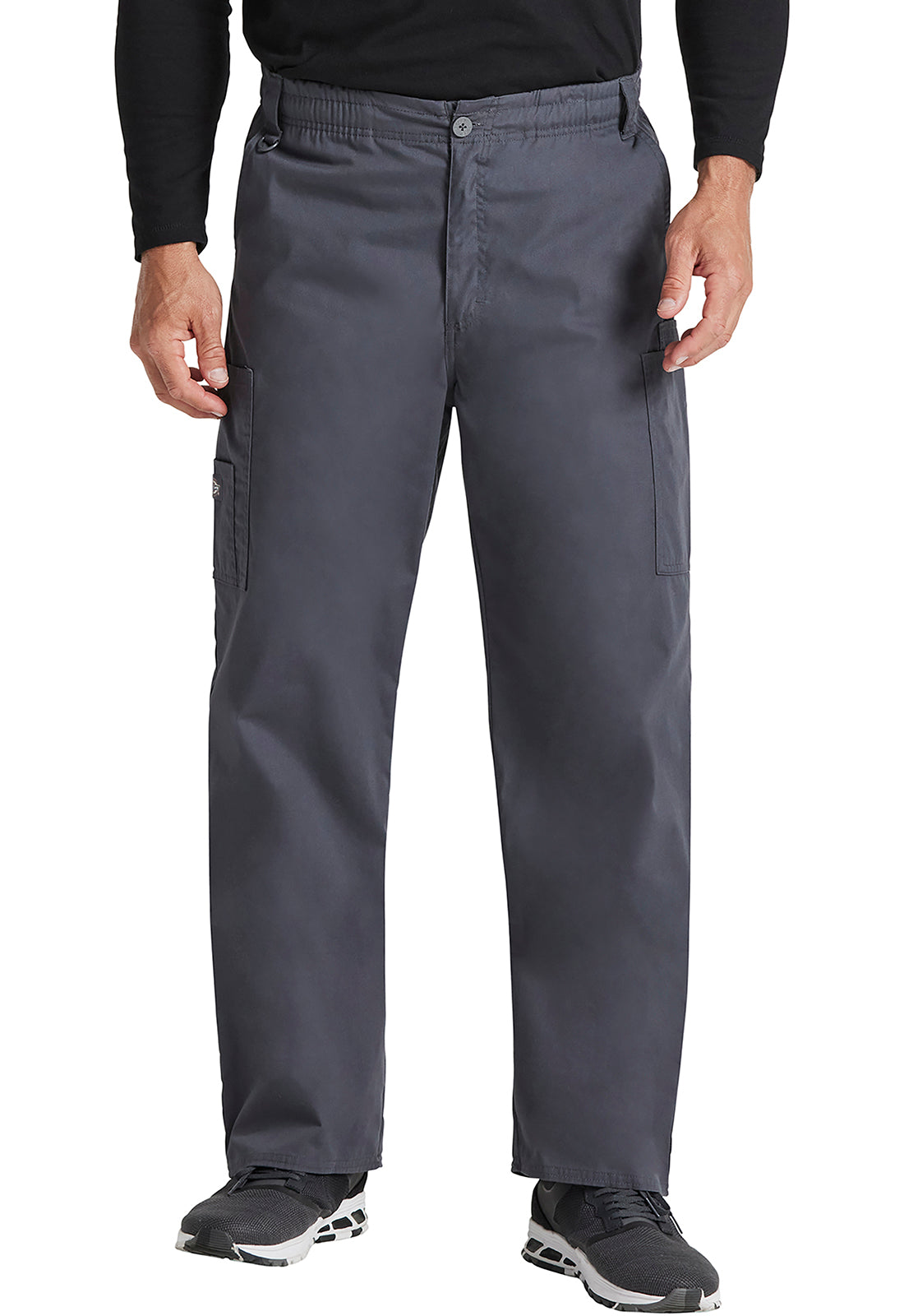 EDS Signature 81006 Men's Zip Fly Pull-On Pants Pewter