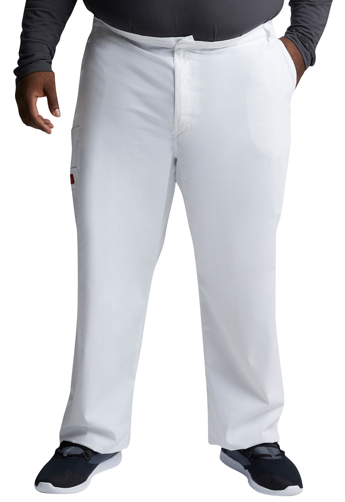 EDS Signature 81006 Men's Zip Fly Pull-On Pants White