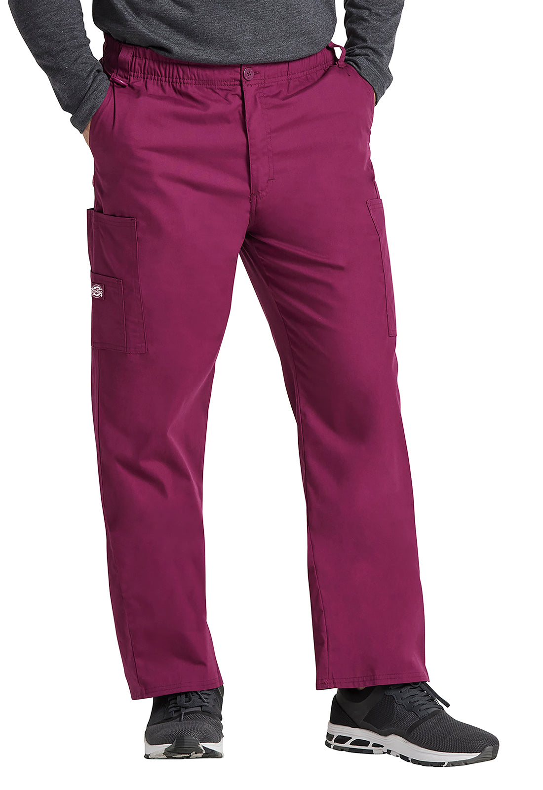 EDS Signature 81006 Men's Zip Fly Pull-On Pants Wine