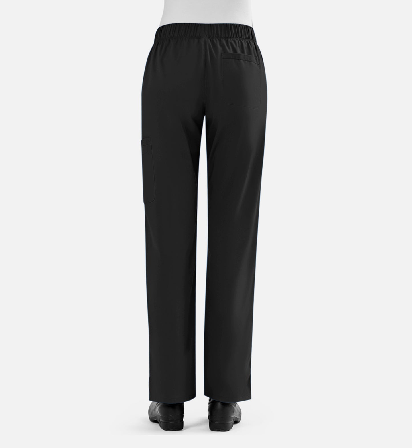Blossom Signature 8100 Ladies Full Waist Band Cargo Pants Black