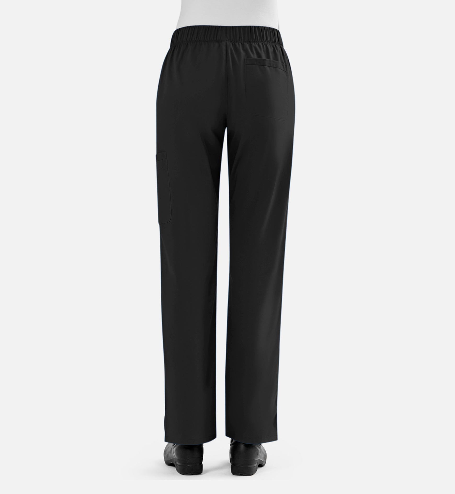 Blossom Signature 8100 Ladies Full Waist Band Cargo Pants Black
