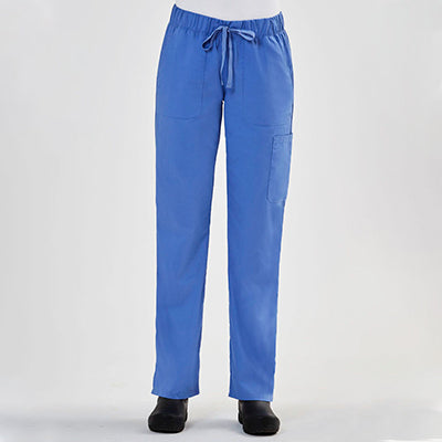 Blossom Signature 8100 Ladies Full Waist Band Cargo Pant Ceil Blue