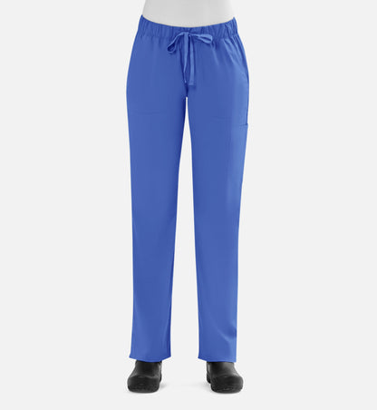 Blossom Signature 8100 Ladies Full Waist Band Cargo Pants Ceil Blue