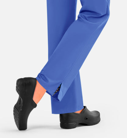 Blossom Signature 8100 Ladies Full Waist Band Cargo Pants Ceil Blue