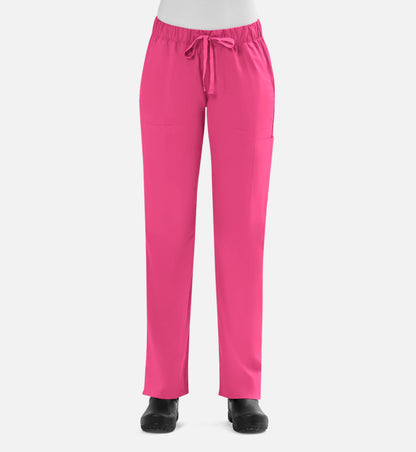 Blossom Signature 8100 Ladies Full Waist Band Cargo Pants Candy Pink