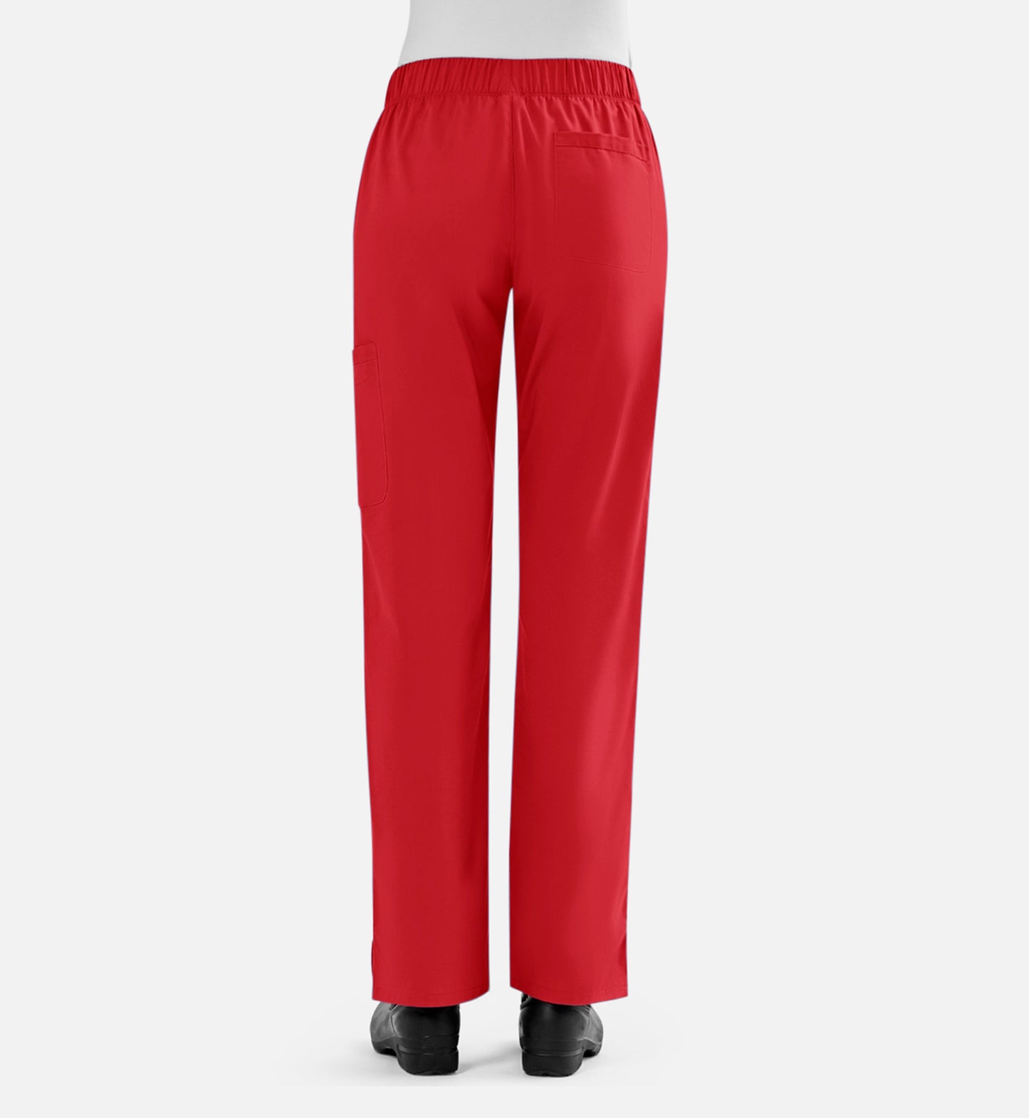 Blossom Signature 8100 Ladies Full Waist Band Cargo Pants Red