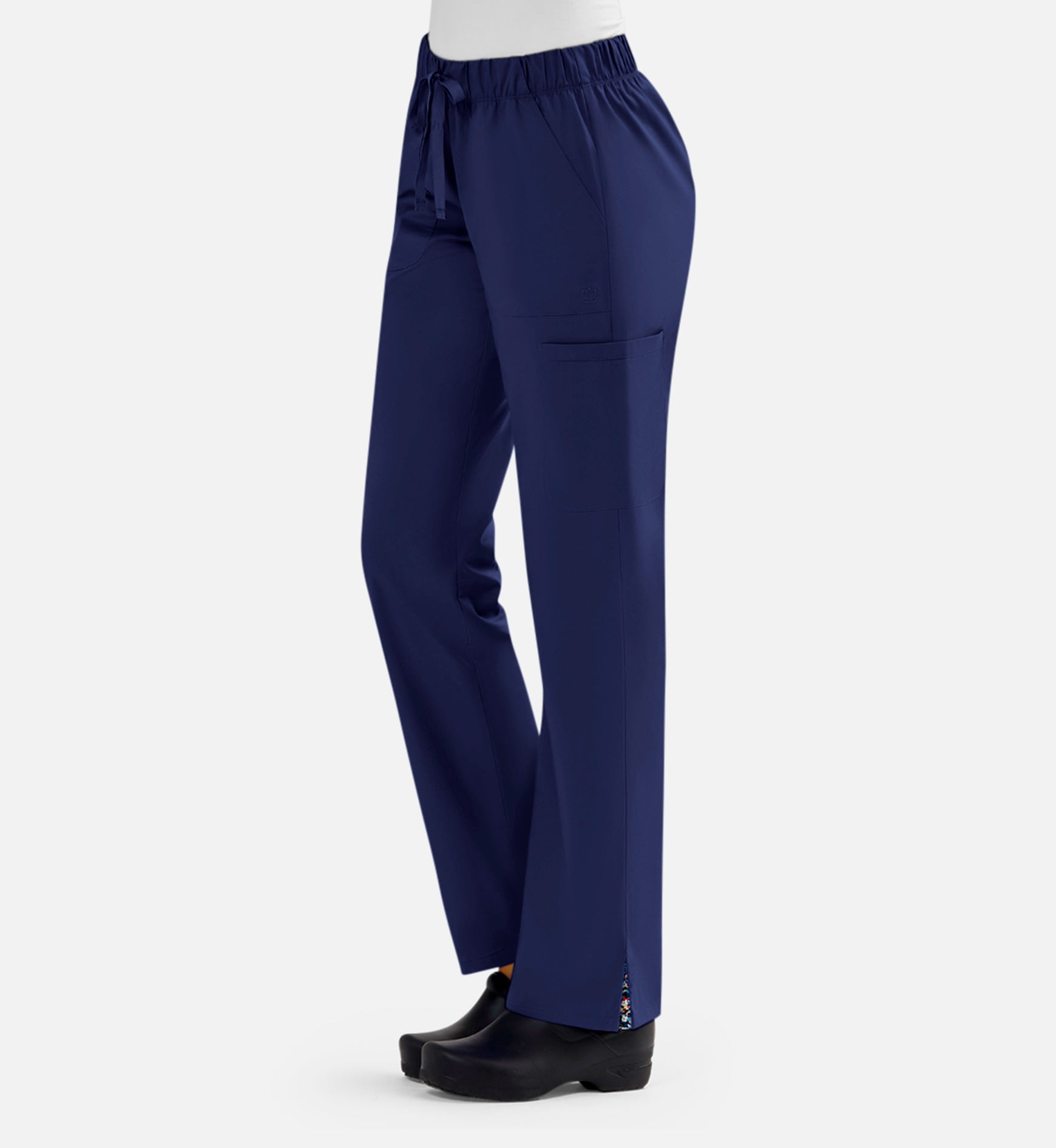 Blossom Signature 8100 Ladies Full Waist Band Cargo Pants Real Navy