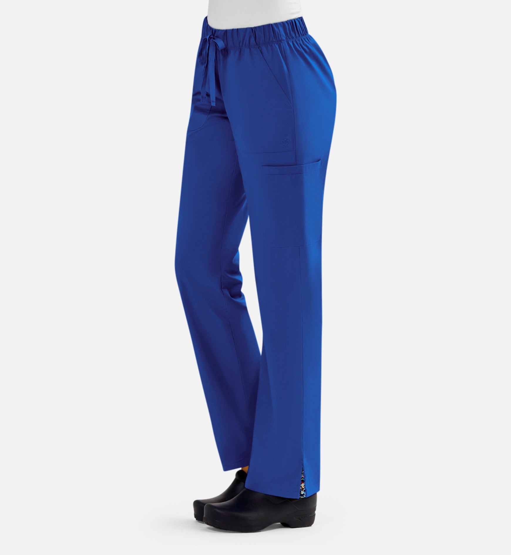 Blossom Signature 8100 Ladies Full Waist Band Cargo Pants Royal Blue