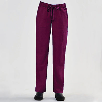 Blossom Signature 8100 Ladies Full Waist Band Cargo Pant Wine